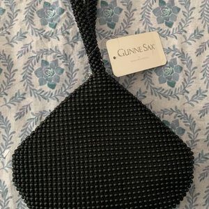 NEW Black Beaded Evening Bag